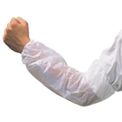 Ammex Poly White Arm Sleeves