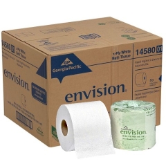 14580 Envision 1 Ply Bathroom Tissues (Case of 80)