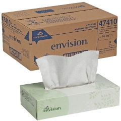 47410 Envision 2 Ply Facial Tissues (Case of 30)