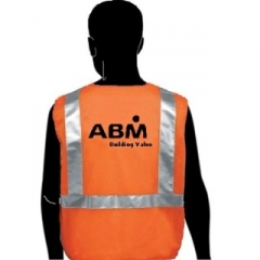 ABM Orange Safety Vests