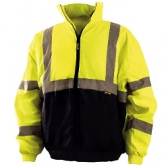 OccuNomix Black Bottom Bomber Jacket-Yellow or Orange Color